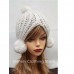  Winter Beret Warm Baggy Beanie Knit Crochet Hat W/Puff Ball Slouch Ski Cap  eb-67063631